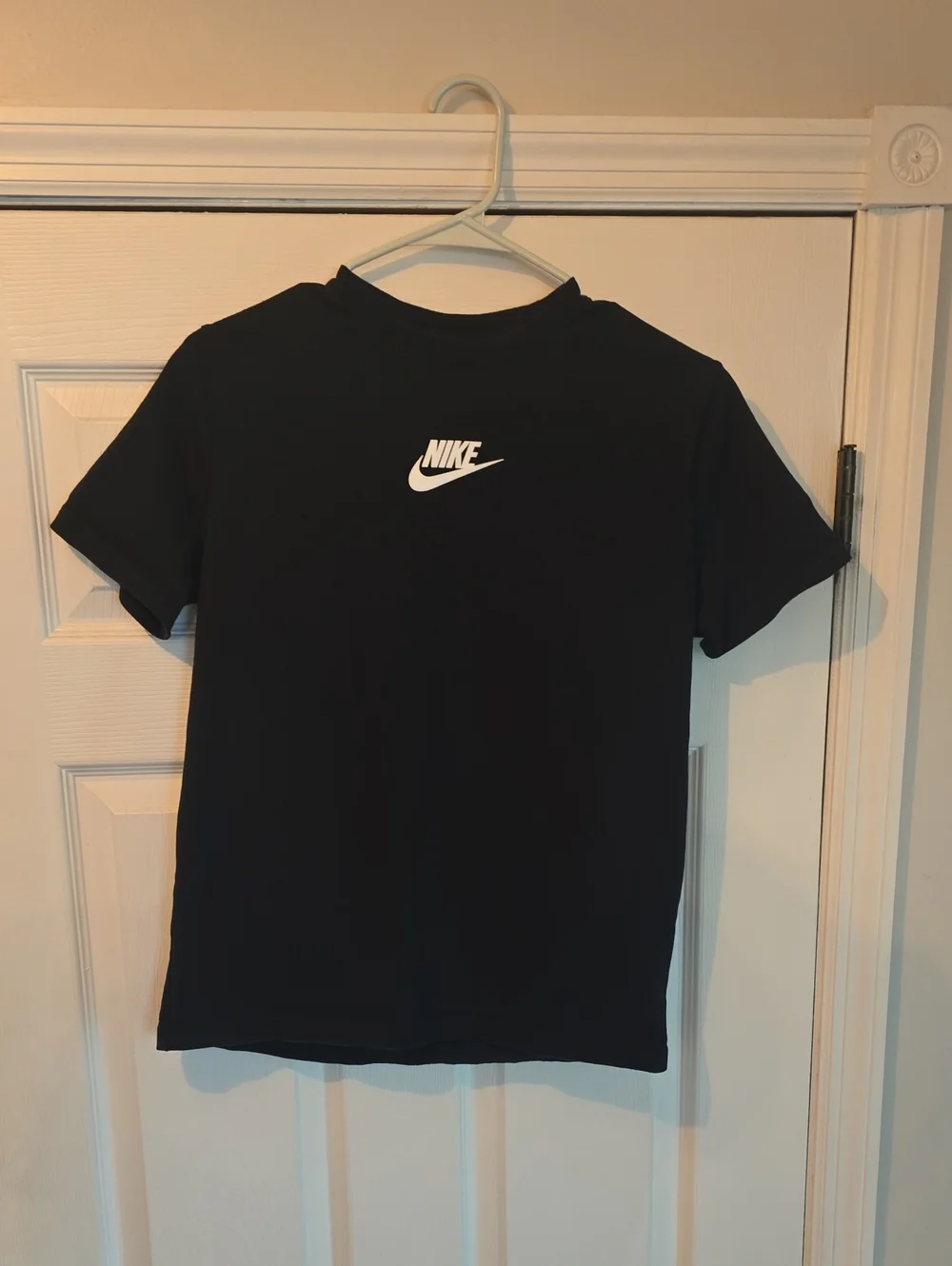 Nike Black Short Sleeve Tee with White Swoosh